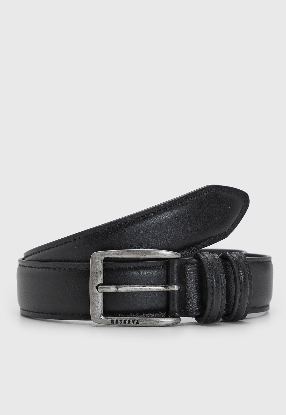 Imagem principal Cinto Masculino Reserva Fivela Metal Envelhecido Reserva preto