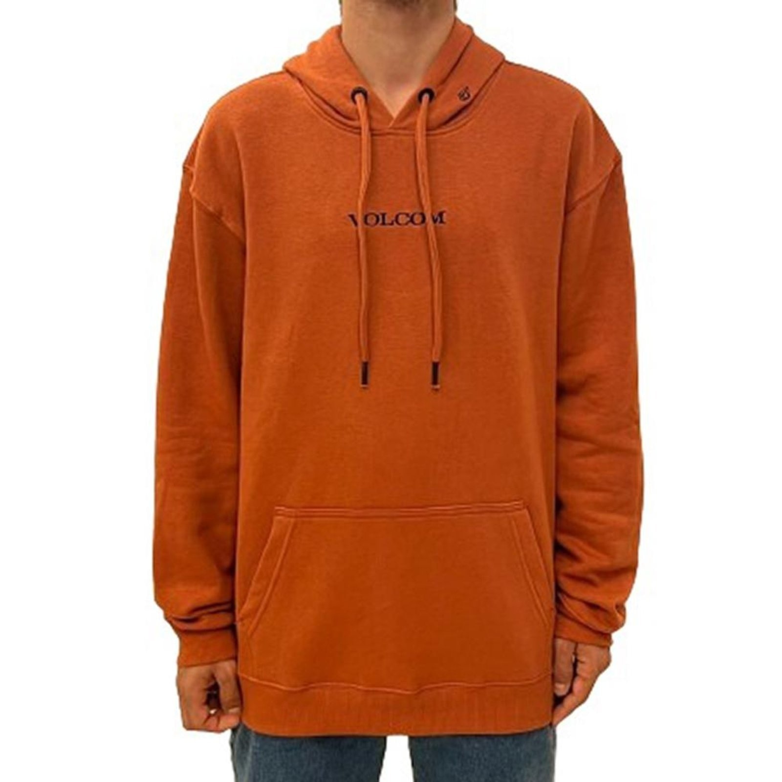 Imagem principal Moletom Volcom Canguru Signature WT24 Masculino Ferrugem Volcom laranja