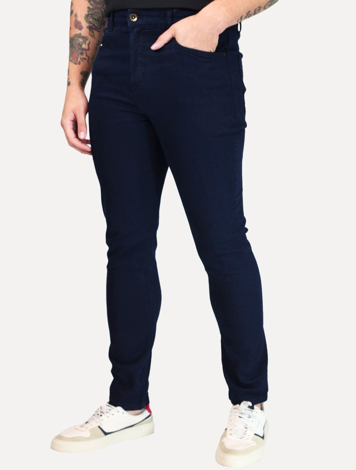 Imagem principal Calça Aramis Masculina Slim Blue Kombat Escuro Aramis azul blue