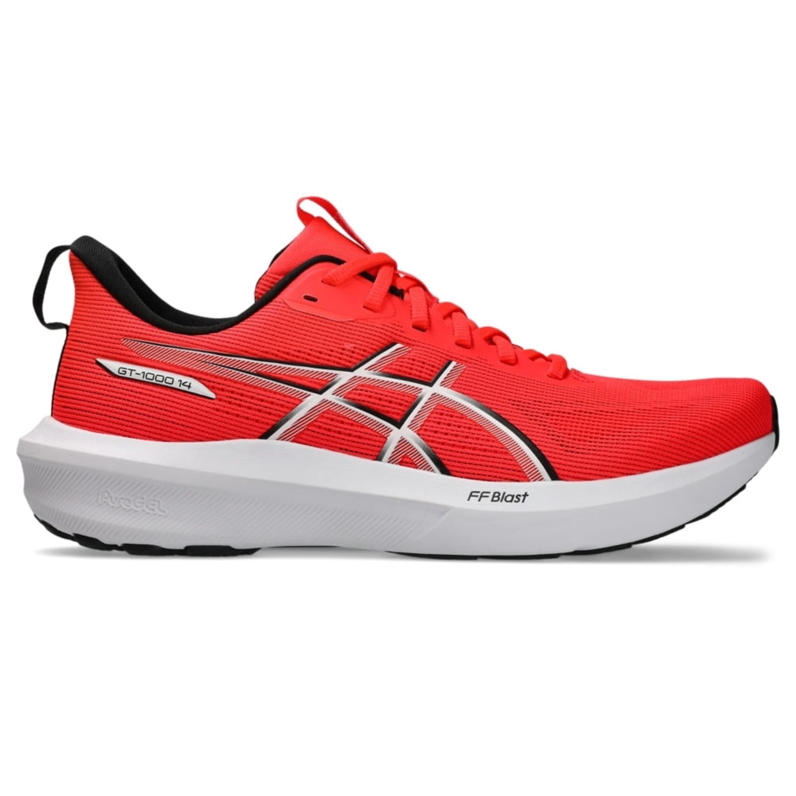 Imagem principal Tênis ASICS GT-1000 14 - Masculino Preto ASICS vermelho