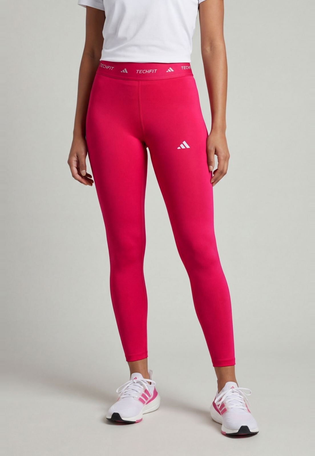 Imagem principal Calça Legging Feminina adidas Performance Techfit 7 8 adidas performance rosa