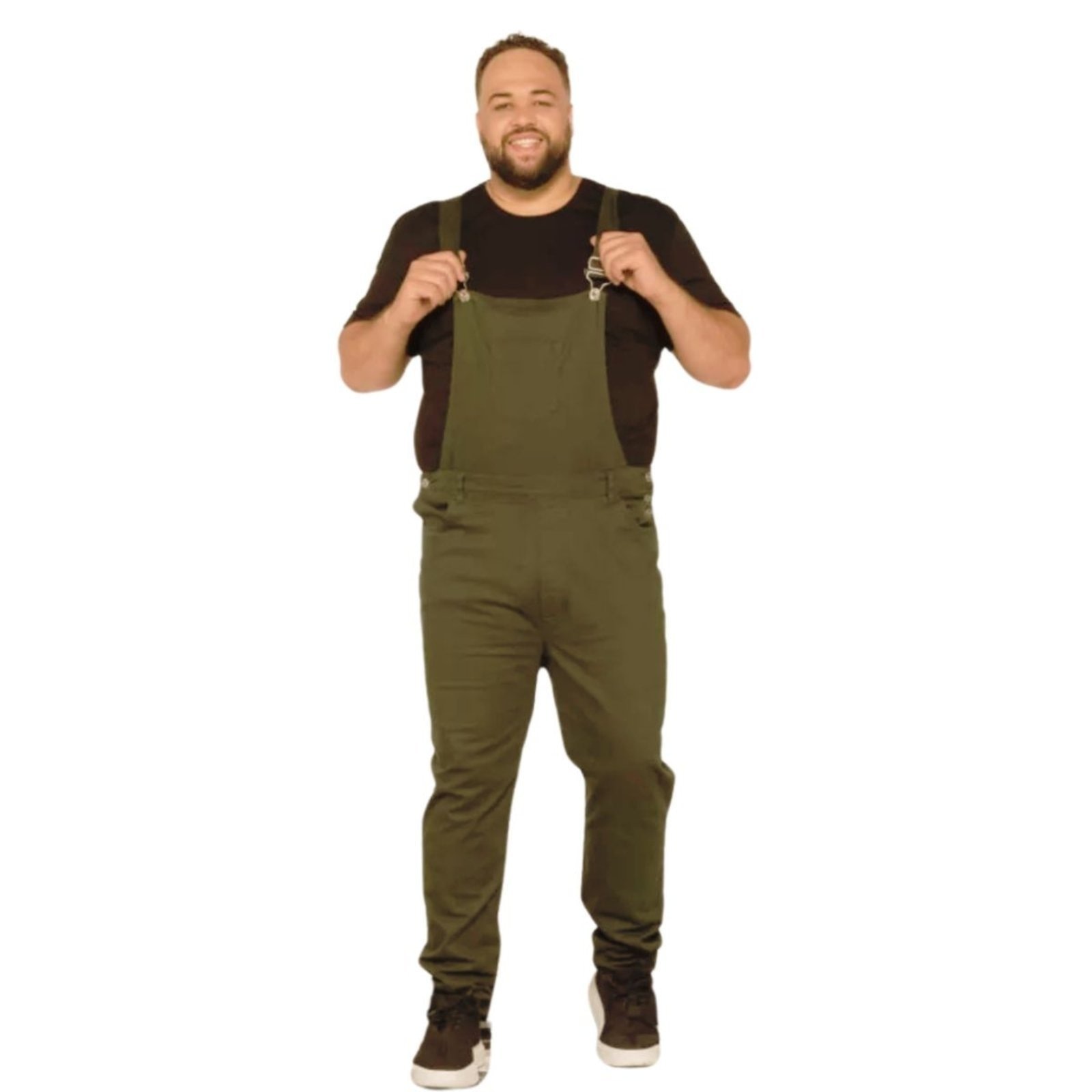 Imagem principal Macacão Masculino Plus Size Portugal Alleppo Jeans verde