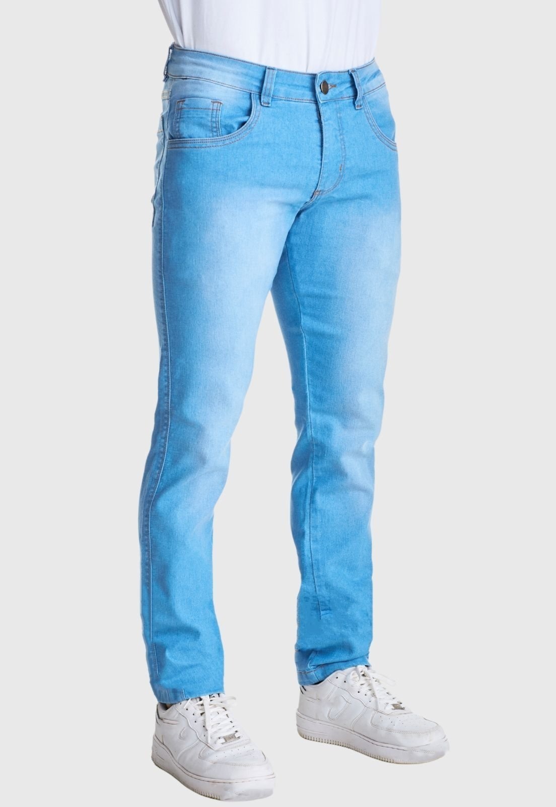 Imagem principal Calça Jeans Zuren Tradicional Corte Reto Claro ZUREN azul