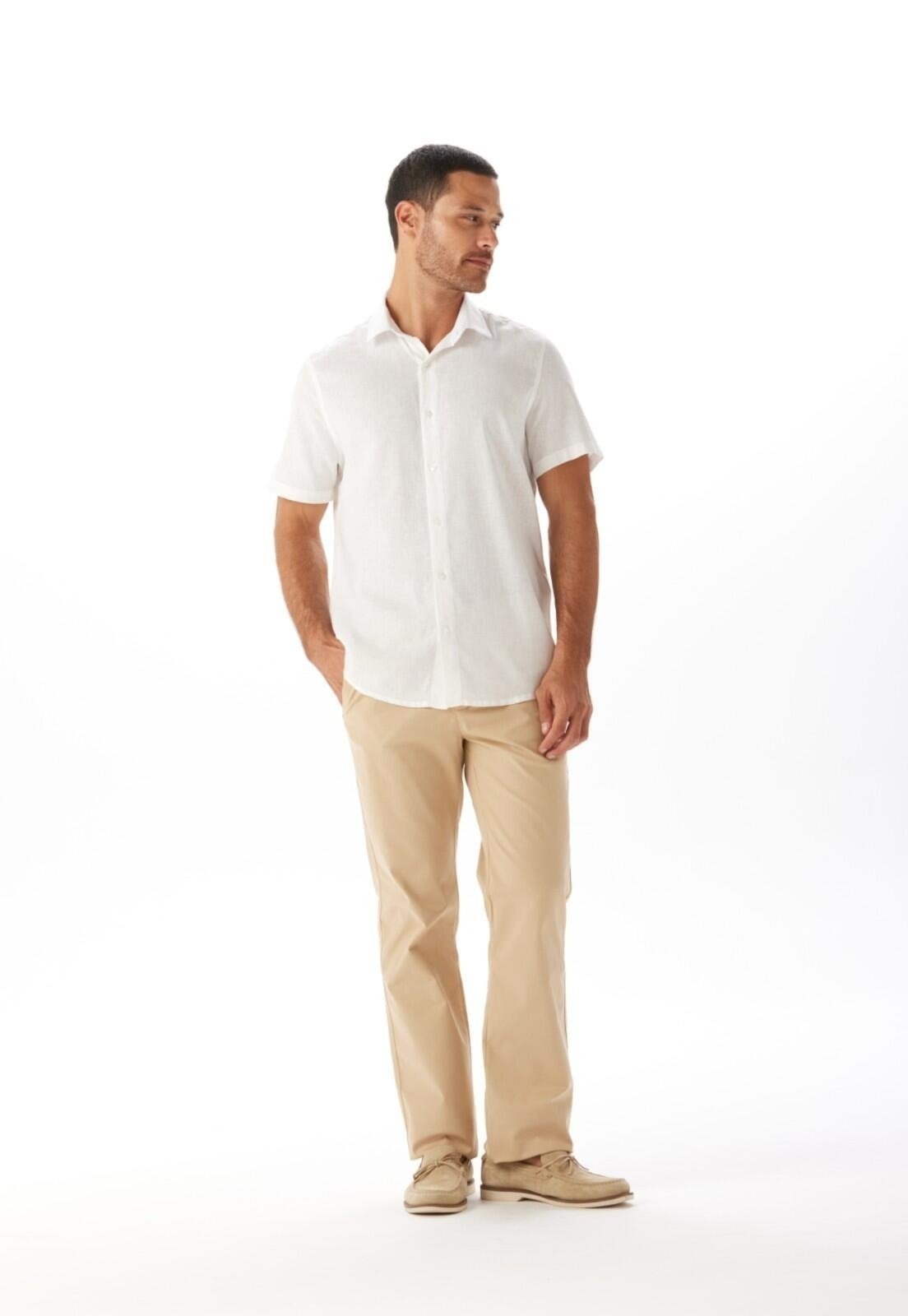 Imagem principal Calça Sarja Regular Moovexx Traymon - Areia - 54 Traymon caramelo