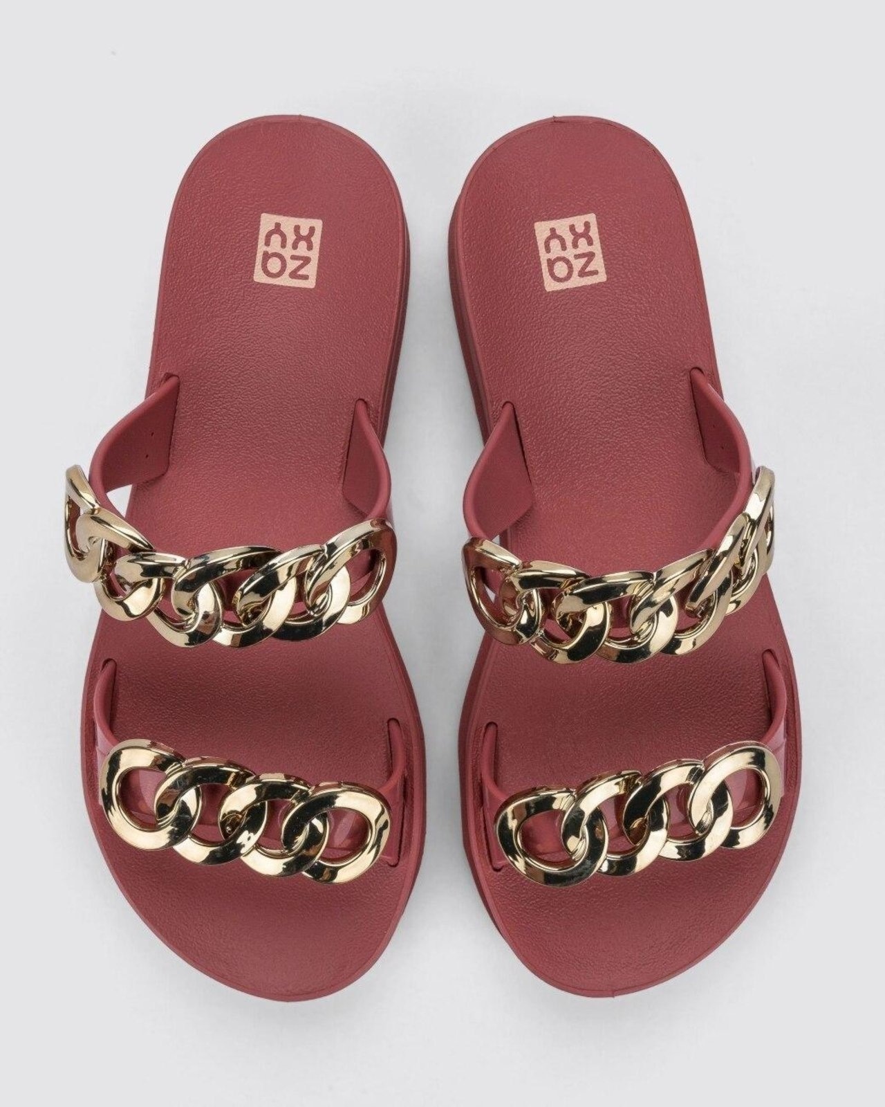 Imagem principal Sandália Plataforma Feminina Zaxy Rings Zaxy vermelho