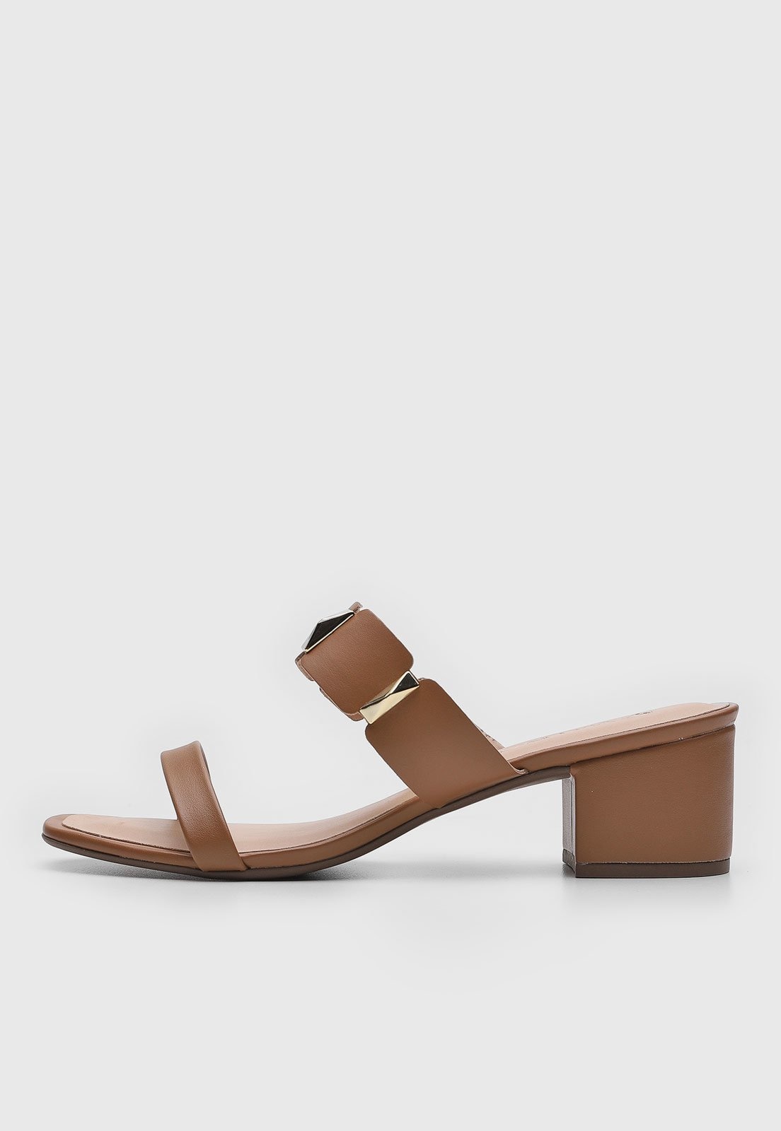 Imagem principal Tamanco Via Uno Tachas Metalizadas VIA UNO marrom