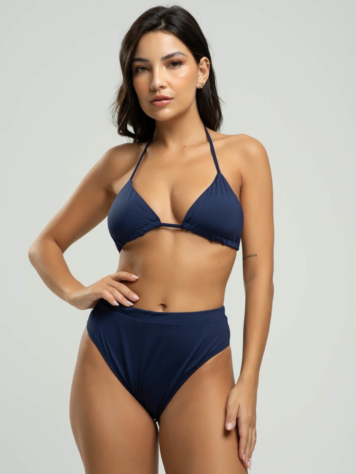 Imagem principal Biquini Cortininha Hot Pants Proteção Uv 50+ Vicbela Marinho Vicbela azul/azul marinho azul