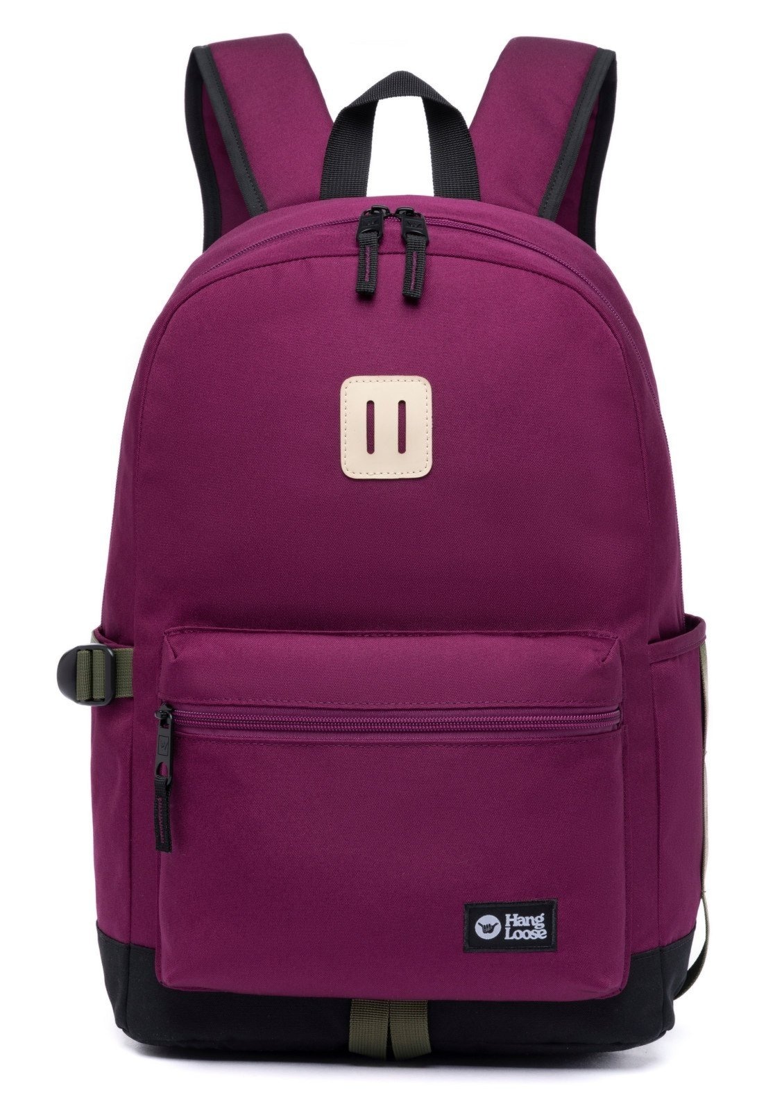 Imagem principal Mochila Masculina Hang Loose Faculdade Escolar Resistente Hang Loose vinho