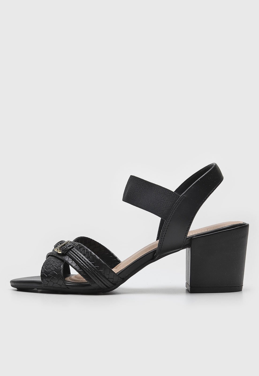 Imagem principal Sandália Modare Tira Texturizada Preta MODARE preto