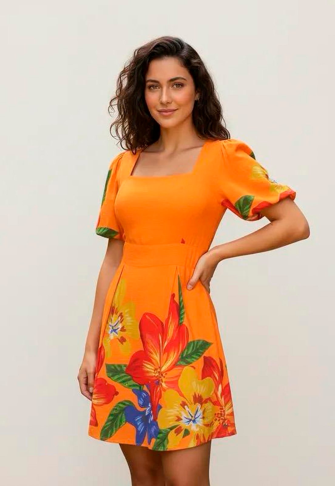 Imagem principal Vestido Amazonia Vital Curto Brisa Sol da Amazônia Amazonia Vital estampado