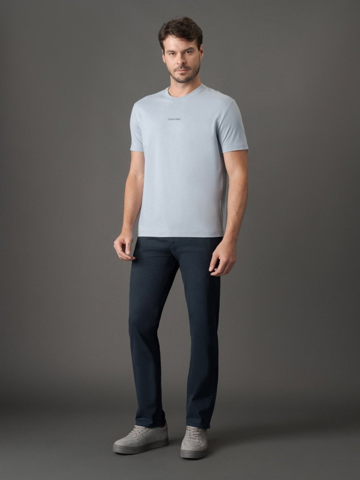 Imagem principal Calça Chino Slim - Marinho Calvin Klein Jeans azul marinho