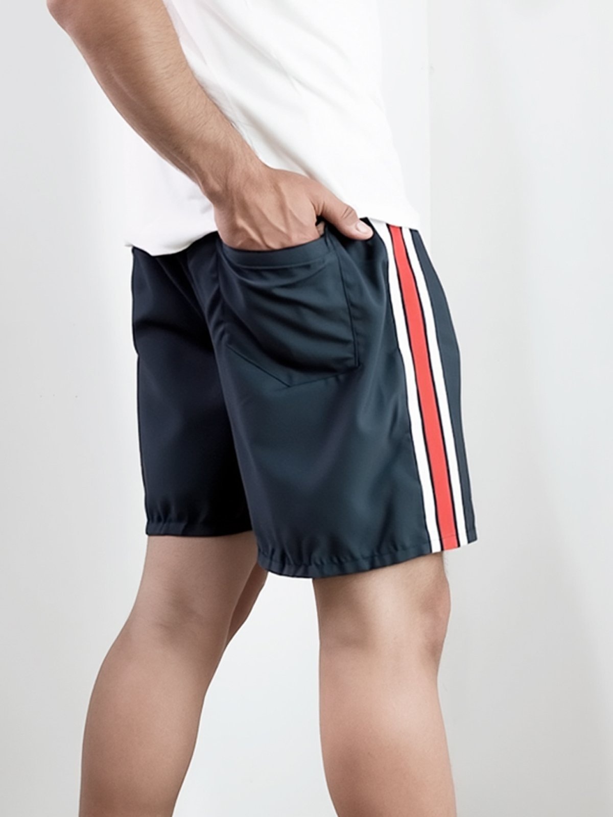 Imagem principal Short Masculino Frent`s Bermuda Curta Básica Esporte Casual Praia Frent's azul/azul marinho azul