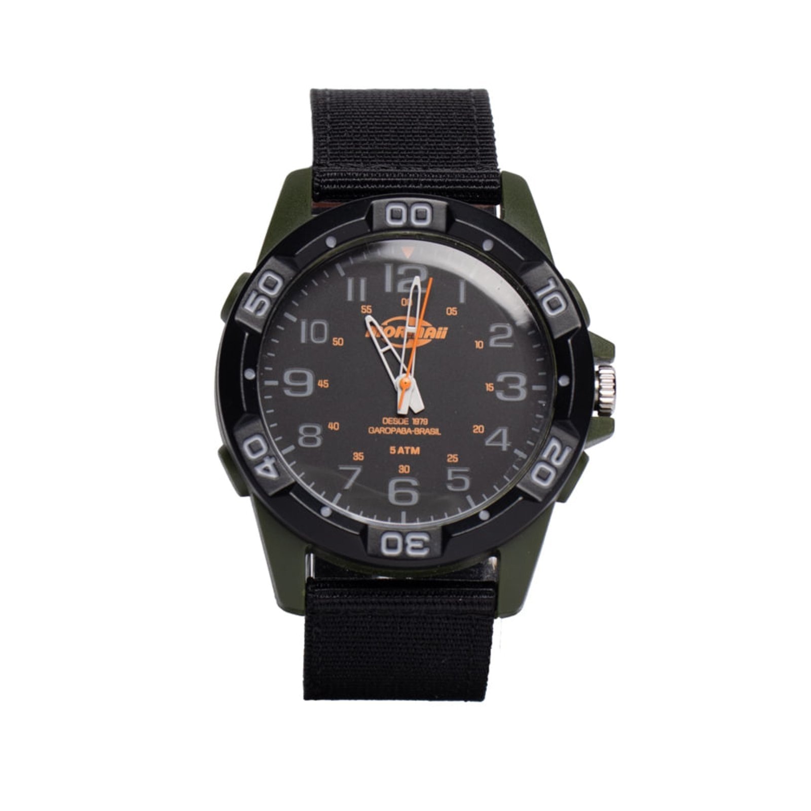 Imagem principal Relógio Masculino Mormaii Nylon MOPC21JAR/8V Laranja Technos preto