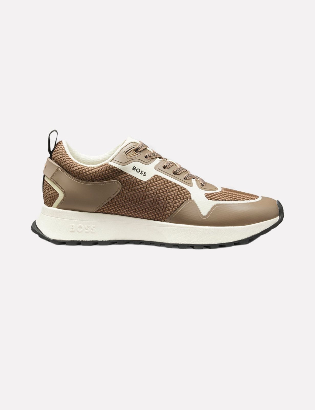 Imagem principal Tênis Hugo Boss Masculino Jonah Runn Meth Escuro Hugo Boss bege