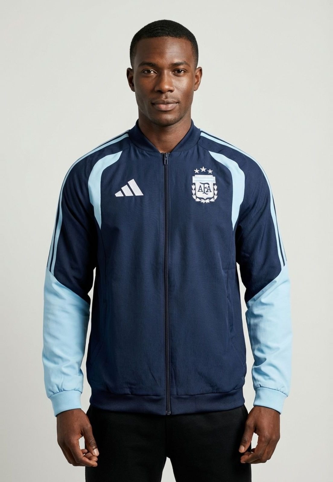 Imagem principal Jaqueta Masculina adidas Performance Apresentação Argentina adidas performance azul marinho
