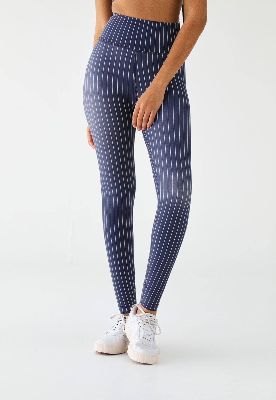 Imagem principal Legging Fila Ajustada Future Sports Pinstrip Fila azul