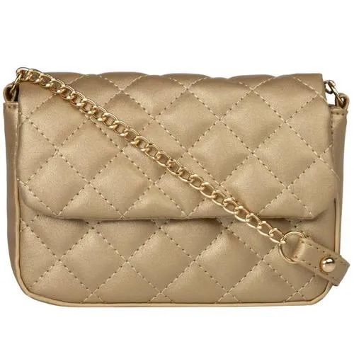 Imagem principal Bolsa Tiracolo Infantil Gabrielinha Corrente Matelassê Dourada GABRIELINHA Ouro