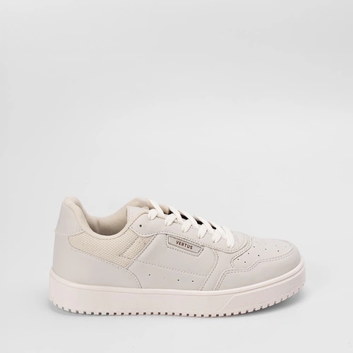 Imagem principal Tênis Casual Masculino Vertus Street Recortes Pesponto Vertus Bege