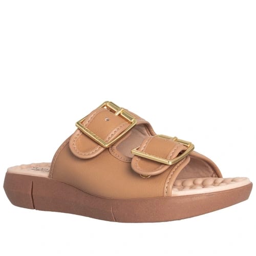 Tamanco Modare Ultraconforto Detalhe Duas Fivelas