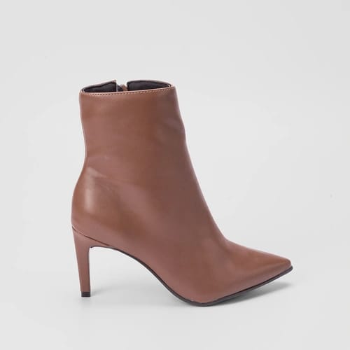 Ankle Boot Gabriela Salto Fino Pespontos