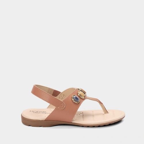 Sandália Rasteira Modare Com Pedrarias