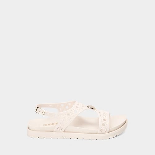 Sandália Feminina Gabriela Detalhe Vazado & Bold