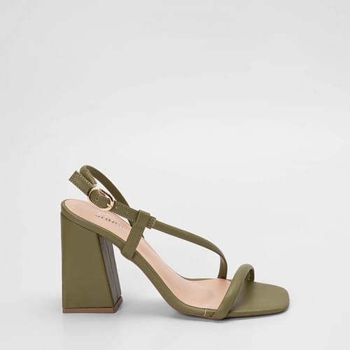 Sandália Feminina Gabriela Salto Geométrico Alto