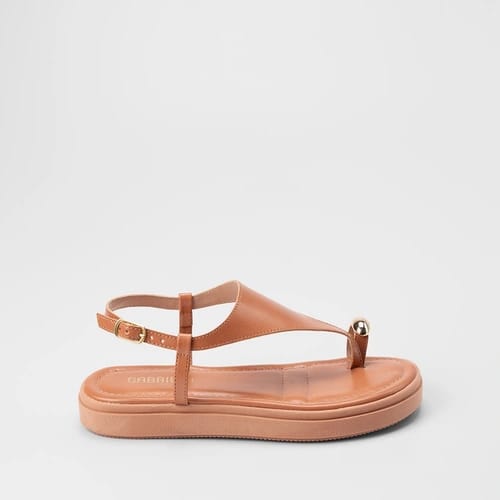 Sandália Feminina Gabriela Flatform Detalhe Bold