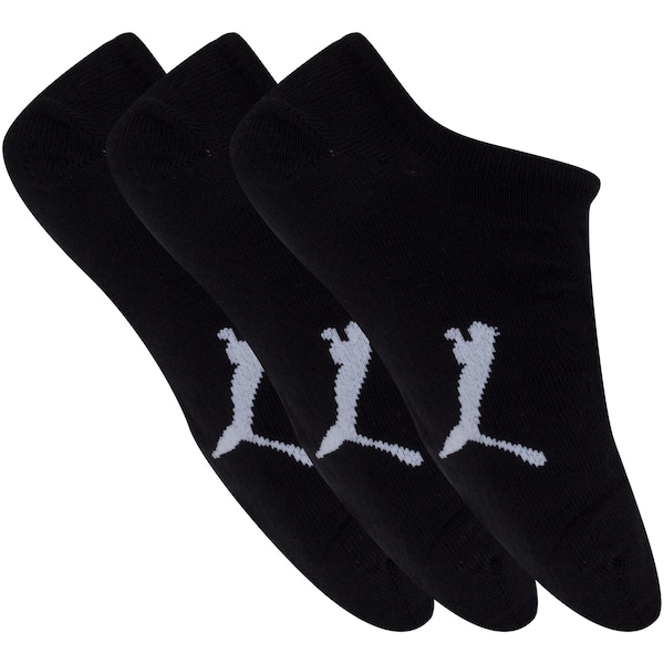 Imagem principal Kit de Meias Sapatilha Puma Esportiva com 3 Pares - 39 a 43 - Adulto Puma PRETO