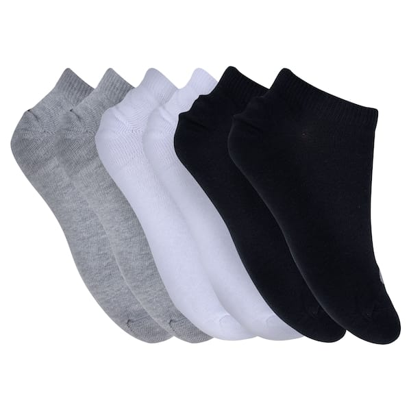 Kit de Meia Asics No Show Soft - Adulto - 3 Pares - 39 a 43