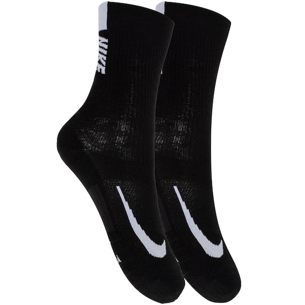 Kit de Meias Para Corrida Nike Multiplier Crew - 2 Pares - 34 a 38