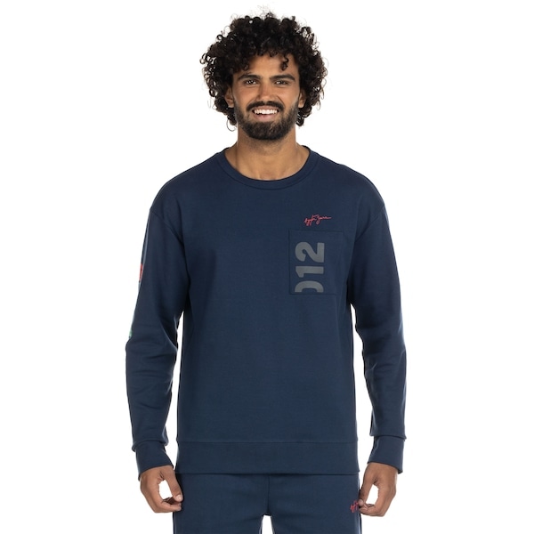 Imagem principal Blusão Ayrton Senna Masculino O12 senna AZUL ESCURO