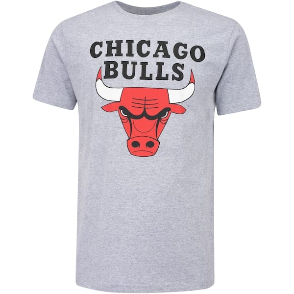 Camiseta Chicago Bulls NBA Manga Curta Estampada - Masculina