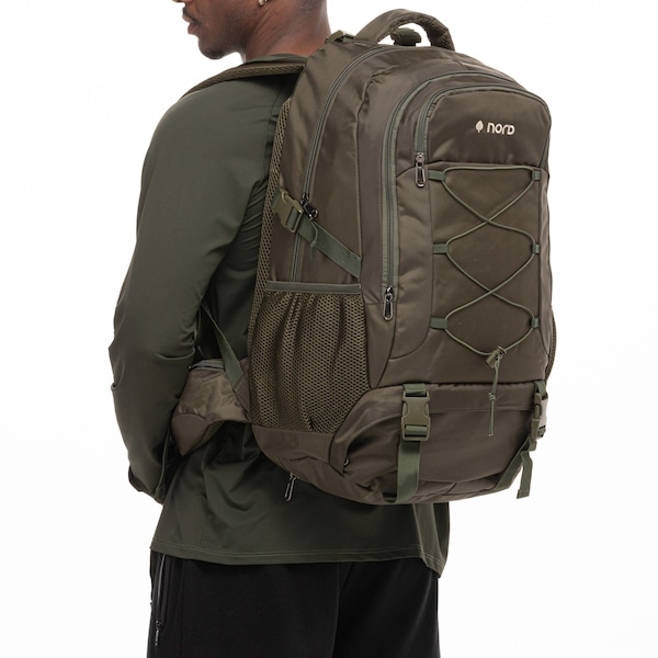 Imagem principal Mochila Nord - 35 Litros Nord Outdoor VERDE ESC/BRANCO