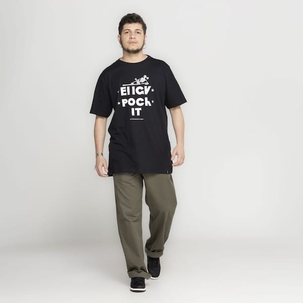 Camiseta Huf Manga Curta Get Folded