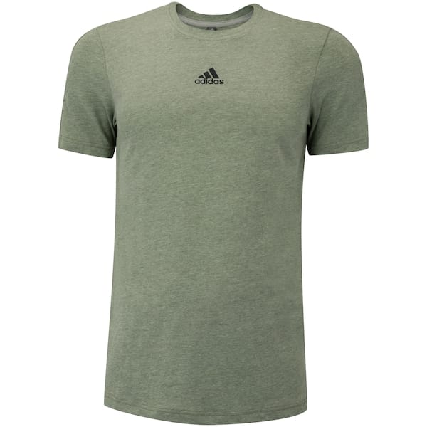 Camiseta Masculina adidas Manga Curta Mescla Logo