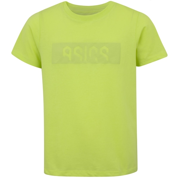 Imagem principal Camiseta Infantil ASICS Manga Curta Casual Cava Tradicional ASICS AMARELO CLARO