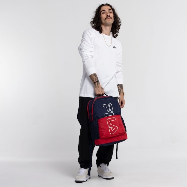 Imagem principal Mochila Fila Block 24,5 Litros Fila AZUL ESC/VERMELHO