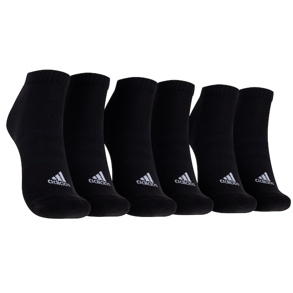 Imagem principal Kit de Meia adidas Cano Baixo Cush 3 Pares Adulto Adidas PRETO