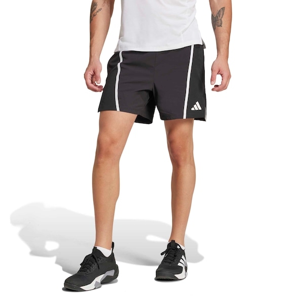 Imagem principal Bermuda adidas Designed for Training Pro-Series Masculina Adidas BRANCO/PRETO