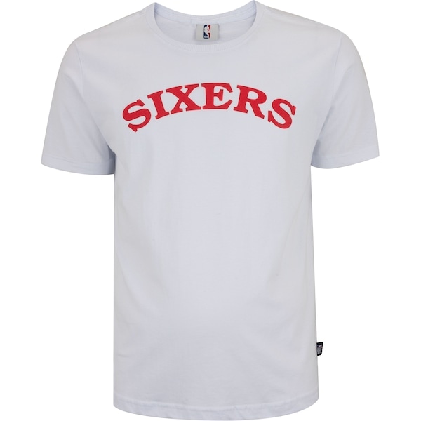 Imagem principal Camiseta do Philadelphia 76ers Masculina Estampa Sixers N798A NBA BRANCO