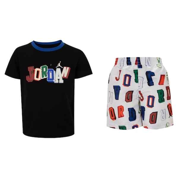 Conjunto Infantil Nike Jordan Court Of Legds Camiseta + Bermuda