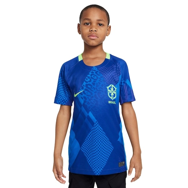 Imagem principal Camisa da Seleção do Brasil CBF II 25/26 Torcedor Pro Nike Infantil Nike AZUL