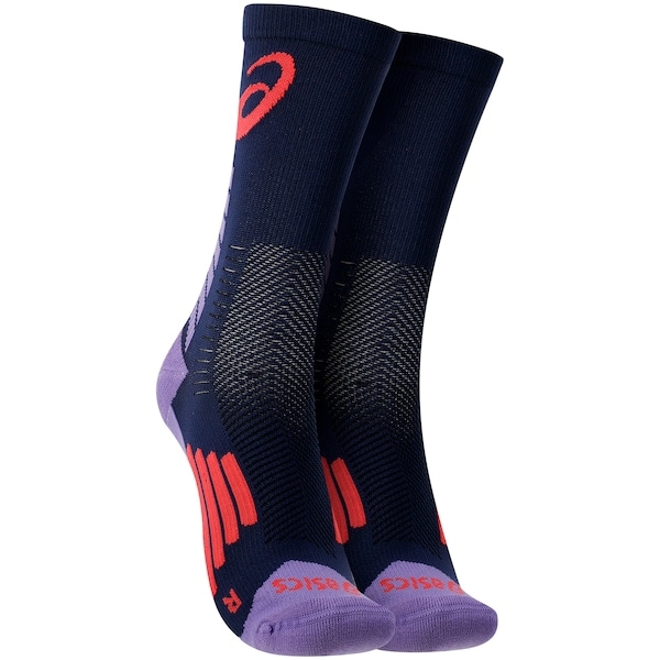 Imagem principal Meia Cano Alto ASICS Rally Crew Adulto ASICS AZUL ESC/ROXO ESC