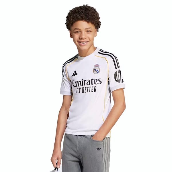 Camisa do Real Madrid 25/26 Torcedor adidas Juvenil