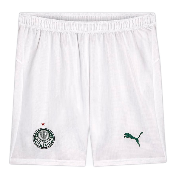 Imagem principal Calção do Palmeiras I 26/27 Torcedor Puma Masculina Puma BRANCO/VERDE