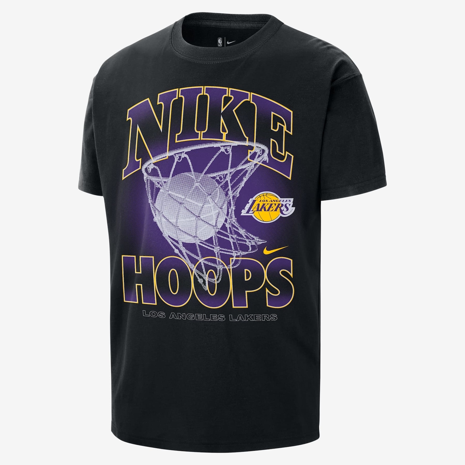 Imagem principal Camiseta Nike Max90 Los Angeles Lakers Masculina Nike Preto