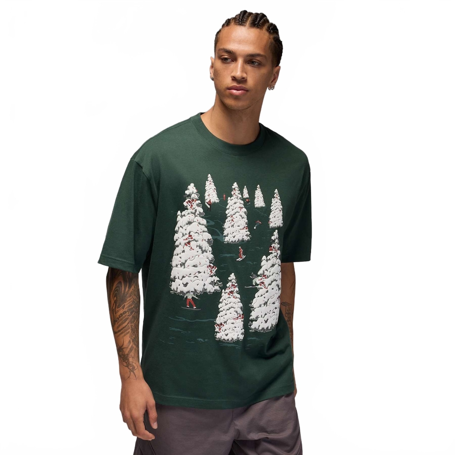 Imagem principal Camiseta Jordan Brooklyn Holiday Masculina Jordan Verde