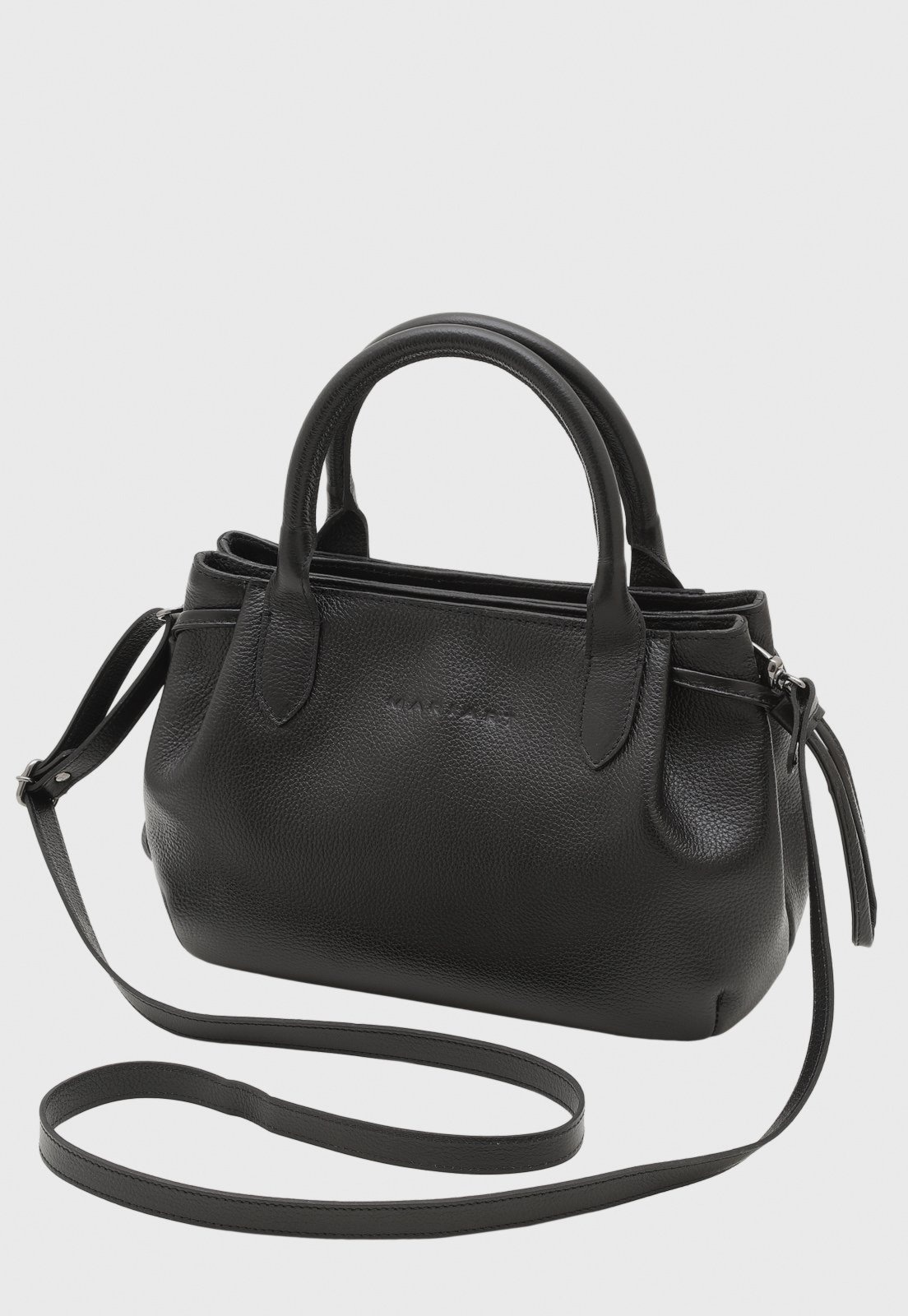 Imagem principal Bolsa Transversal de Couro Mariart Mini Capitólio Preta Mariart preto