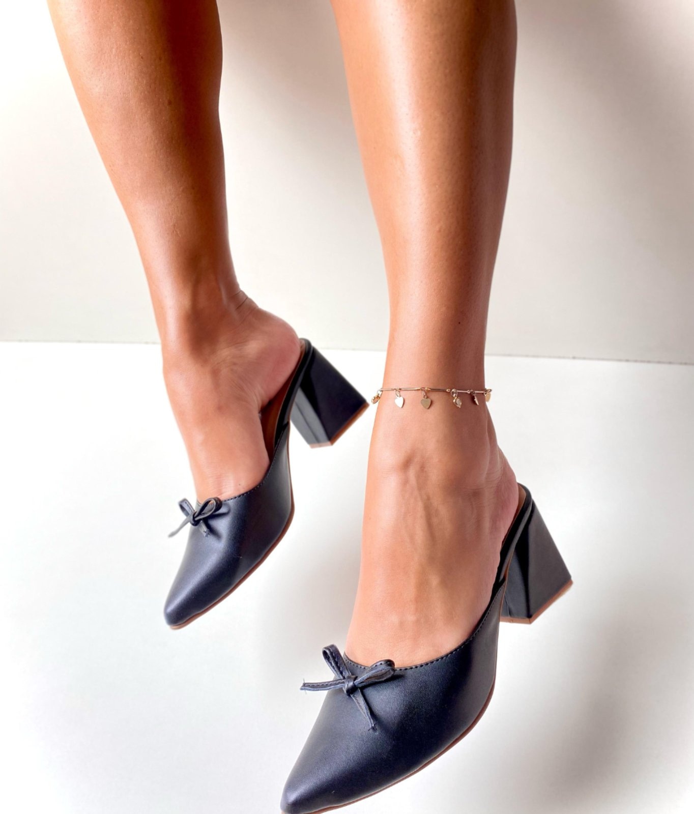 Imagem principal Mule Delazari Salto Bloco Delazari preto